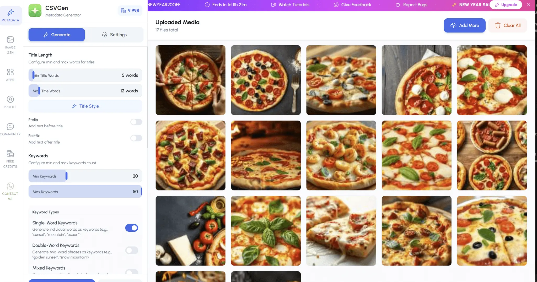 Screenshot 3 of CSVGen