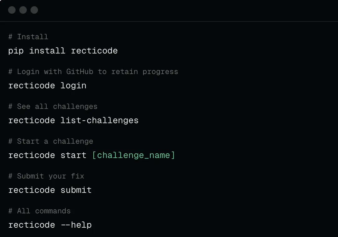 Screenshot 1 of Recticode
