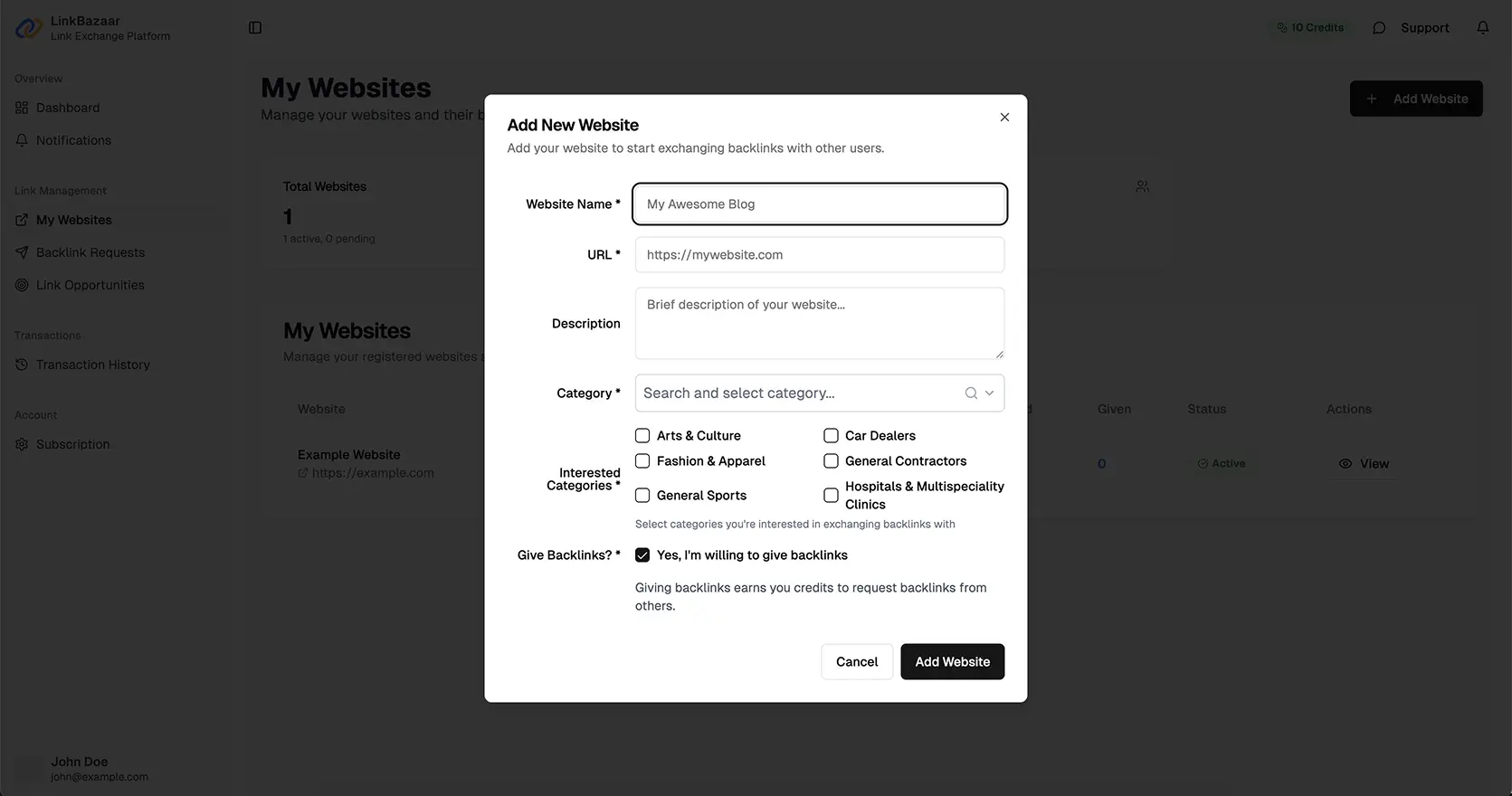 Screenshot 5 of LinkBazaar