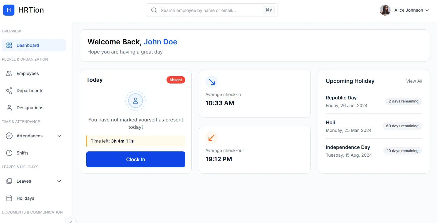 Screenshot 1 of HRTion