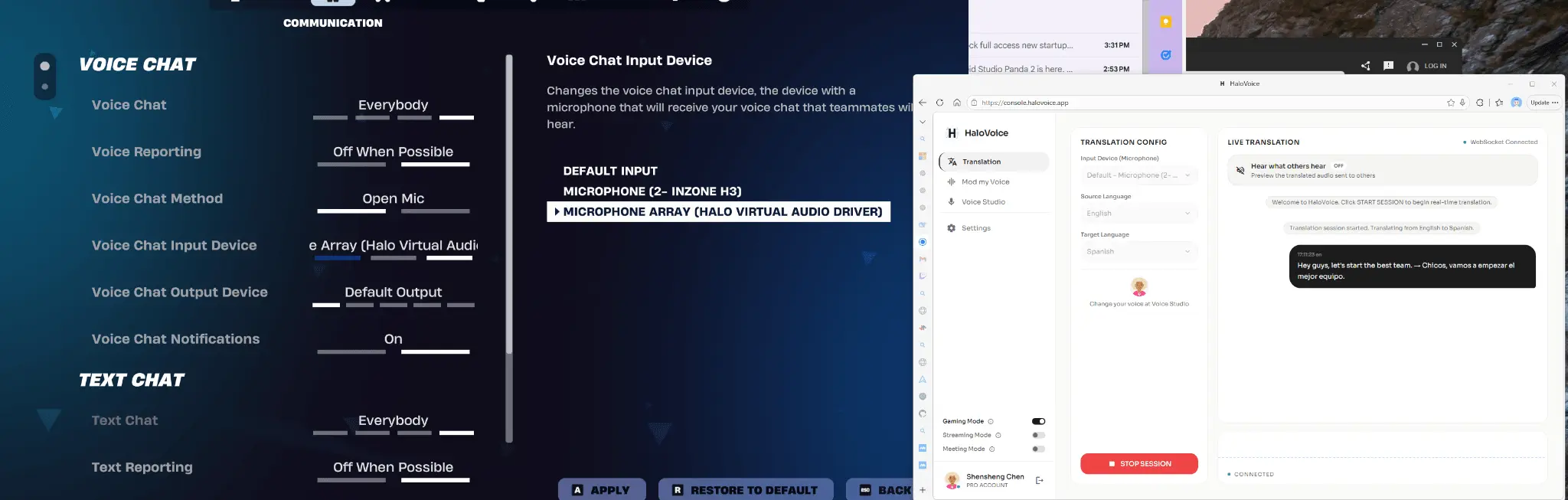 Screenshot 2 of HaloVoice