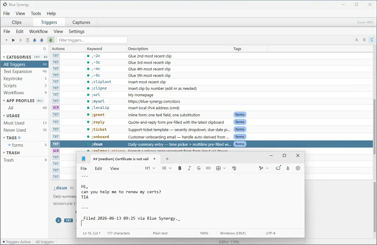 Screenshot 3 of Blue Synergy