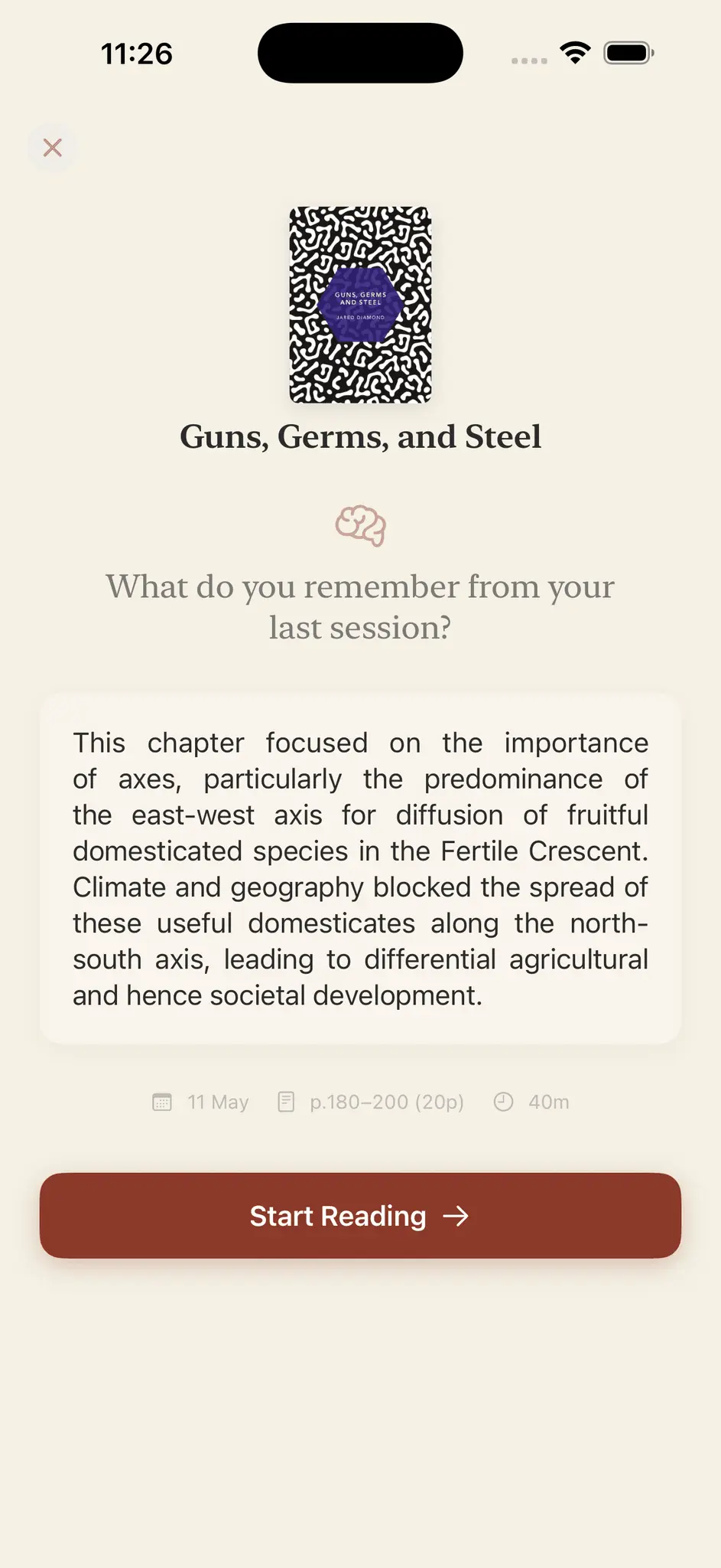 Screenshot 2 of Nous: Reading Tracker