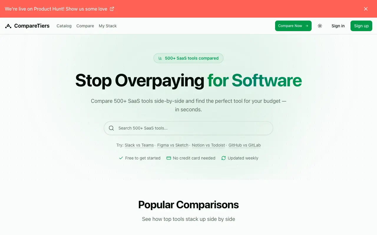 Screenshot 5 of CompareTiers