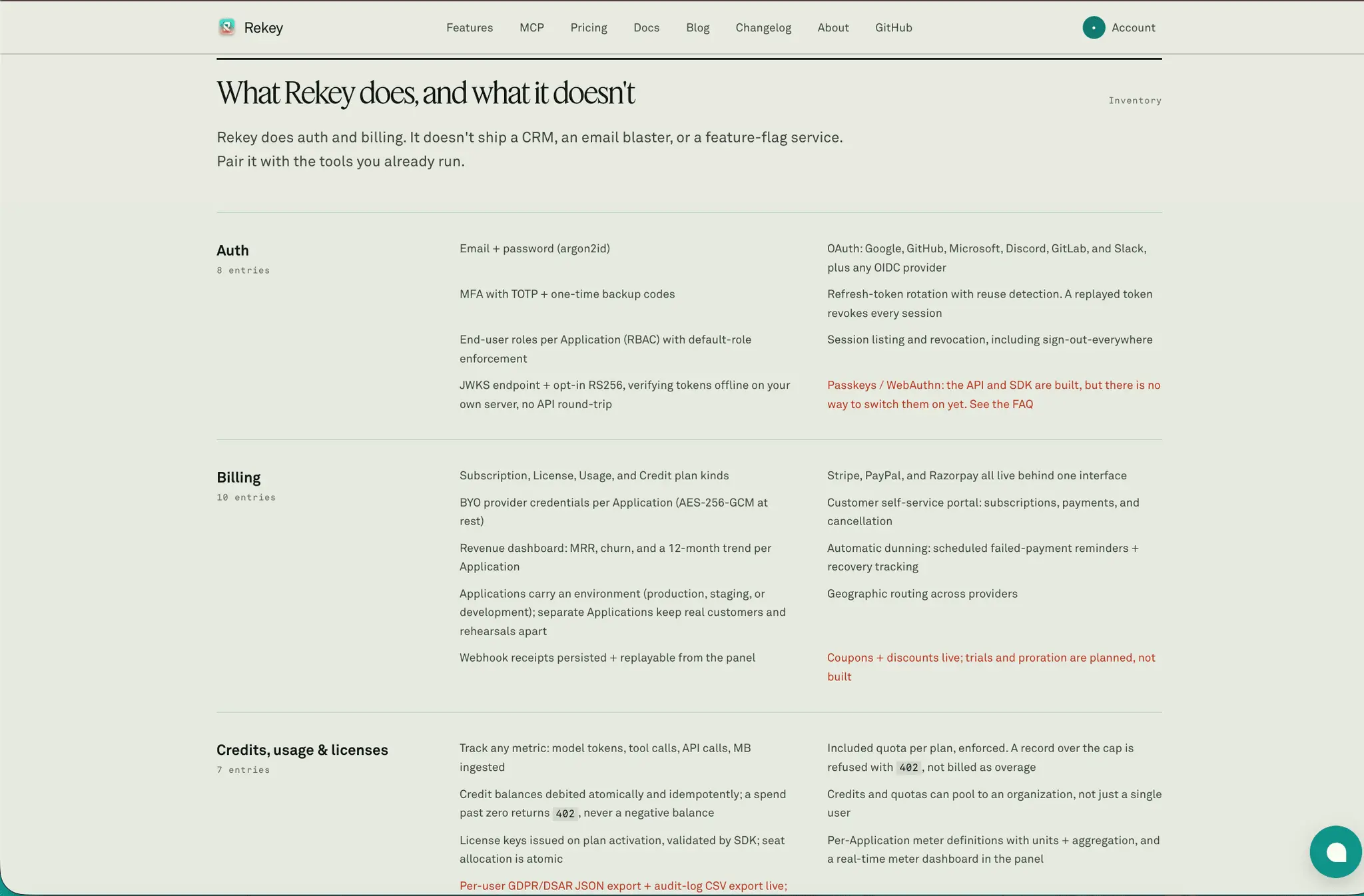 Screenshot 2 of Rekey.dev