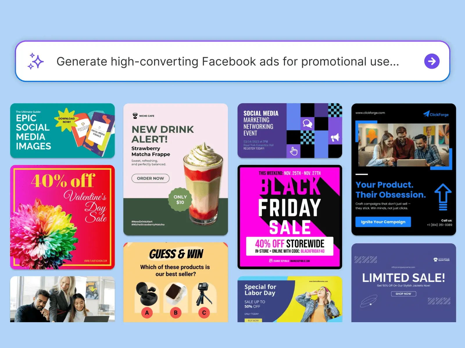 Screenshot 2 of AI Facebook Ad Generator