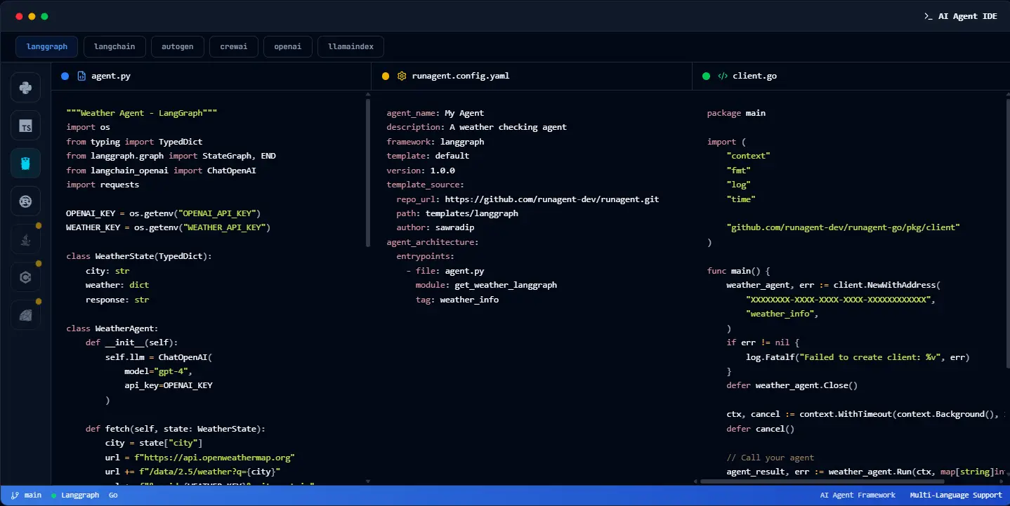 Screenshot 3 of RunAgent
