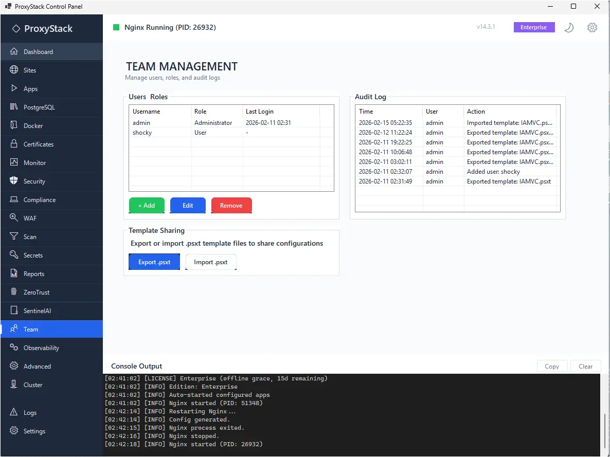 Screenshot 6 of ProxyStack + SentinelAI