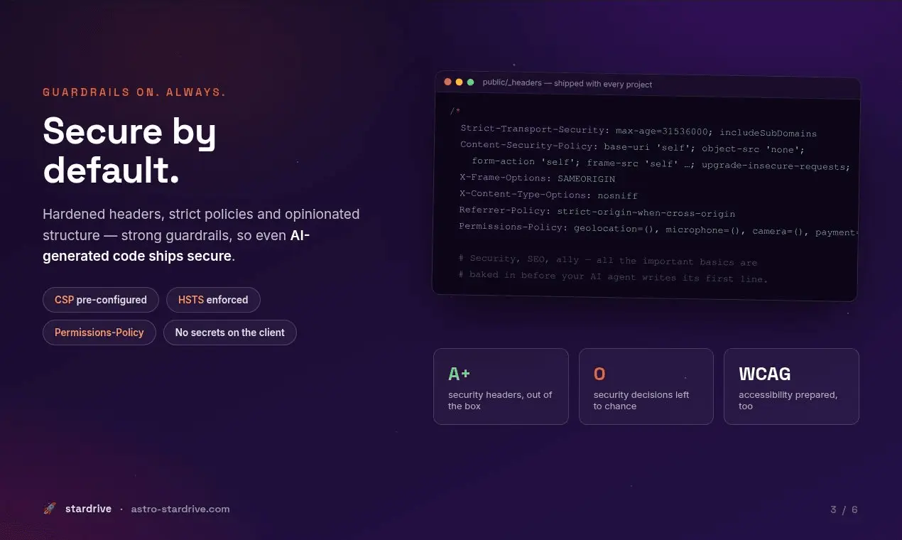 Screenshot 3 of Astro Stardrive Boilerplate