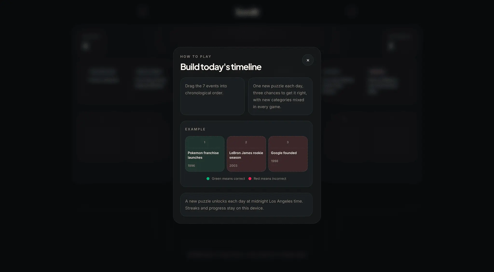 Screenshot 5 of Sordit – Daily Timeline Game