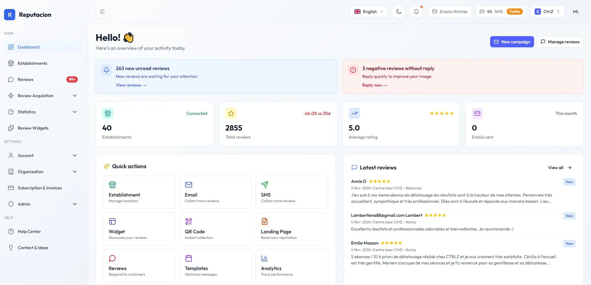 Screenshot 1 of Reputacion