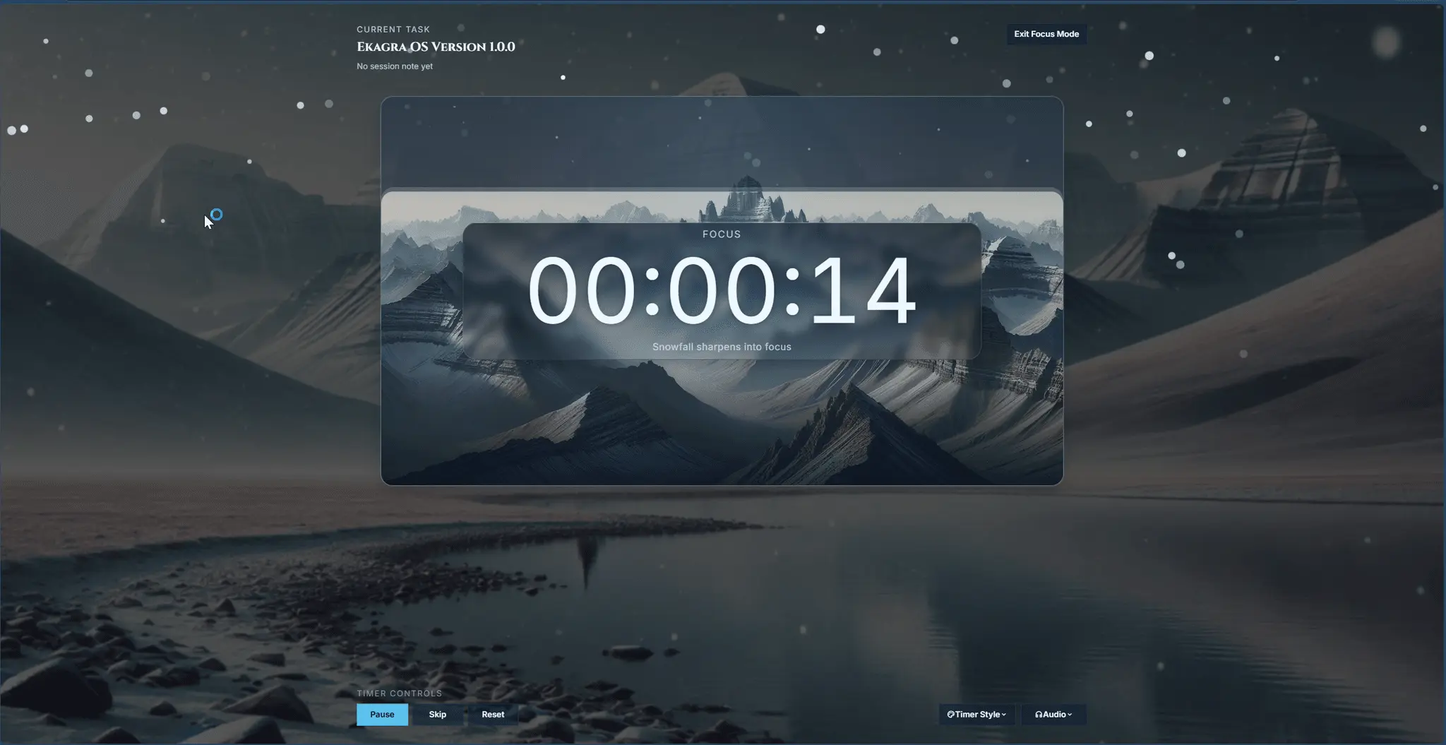Screenshot 1 of Ekagra OS