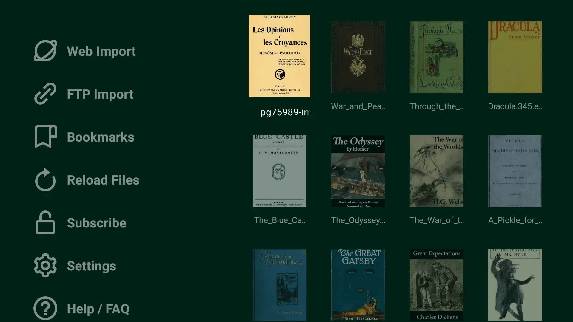 Screenshot 4 of TV ePUB Viewer