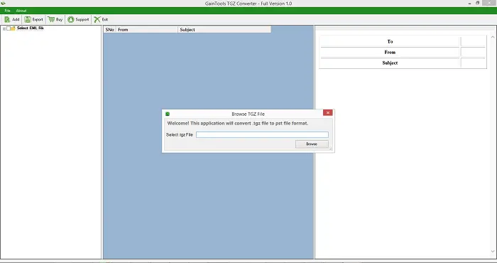 Screenshot 2 of GainTools TGZ Converter