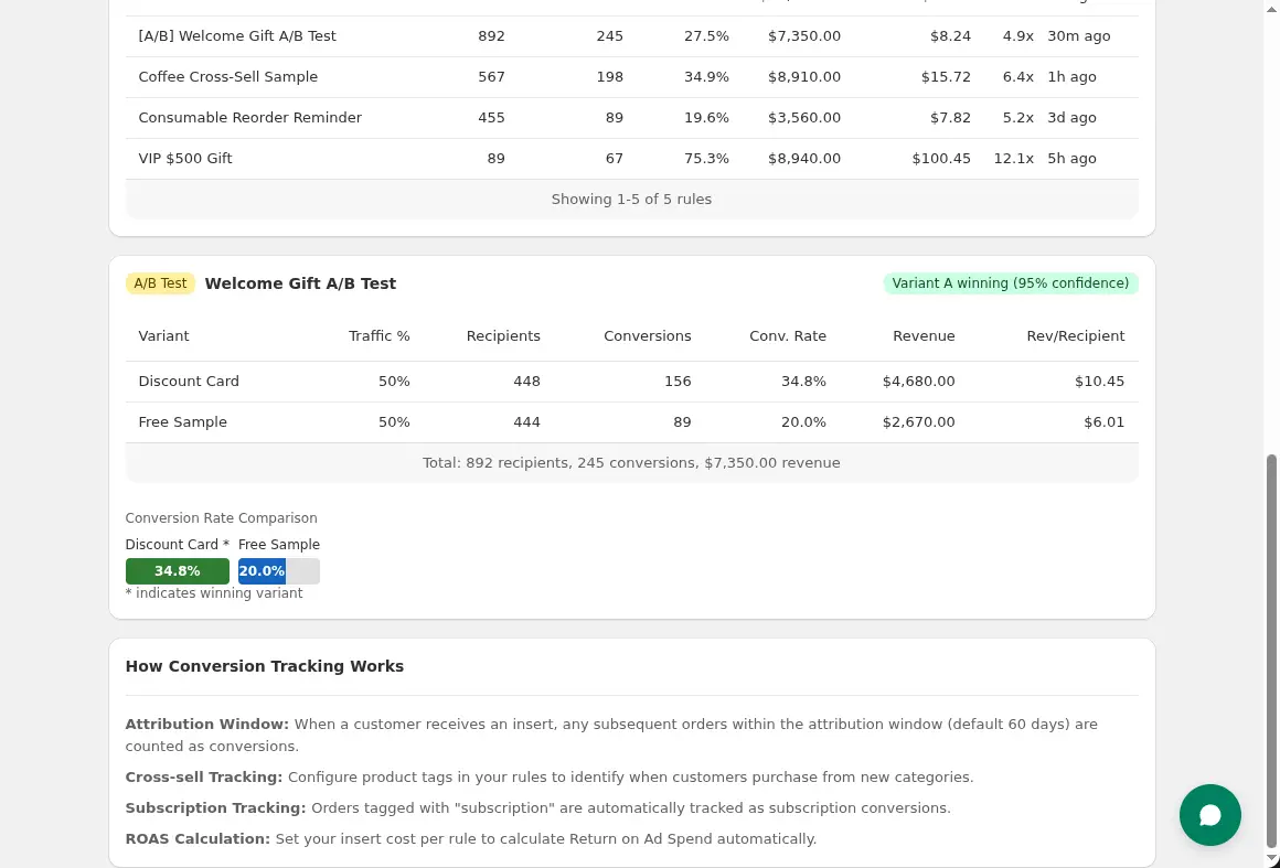 Screenshot 2 of Insertr: Physical Marketing Automation