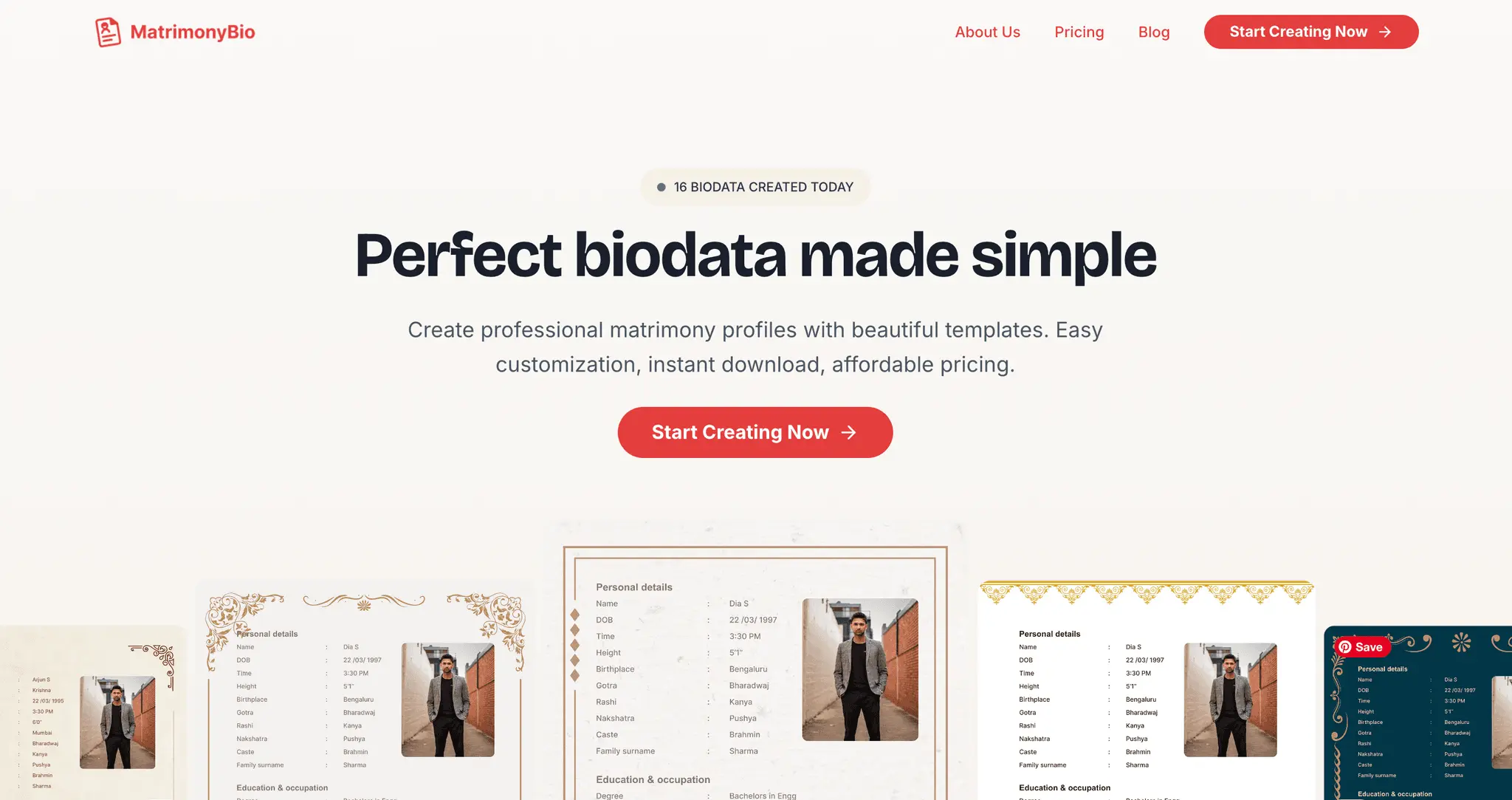 Screenshot 2 of MatrimonyBio