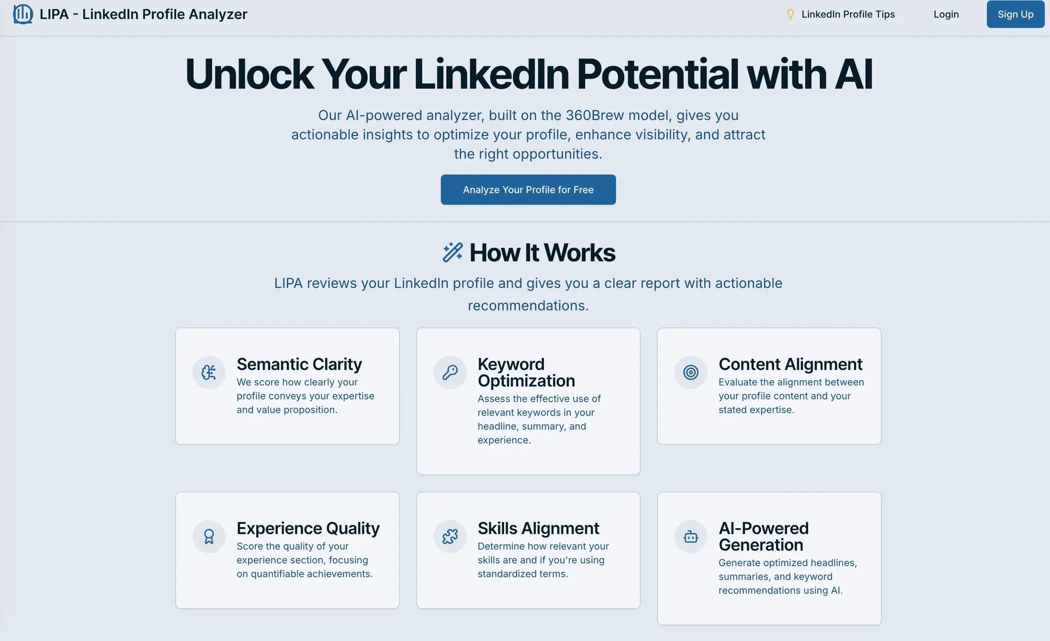 Screenshot 2 of AI LinkedIn Profile Analyzer (LIPA)