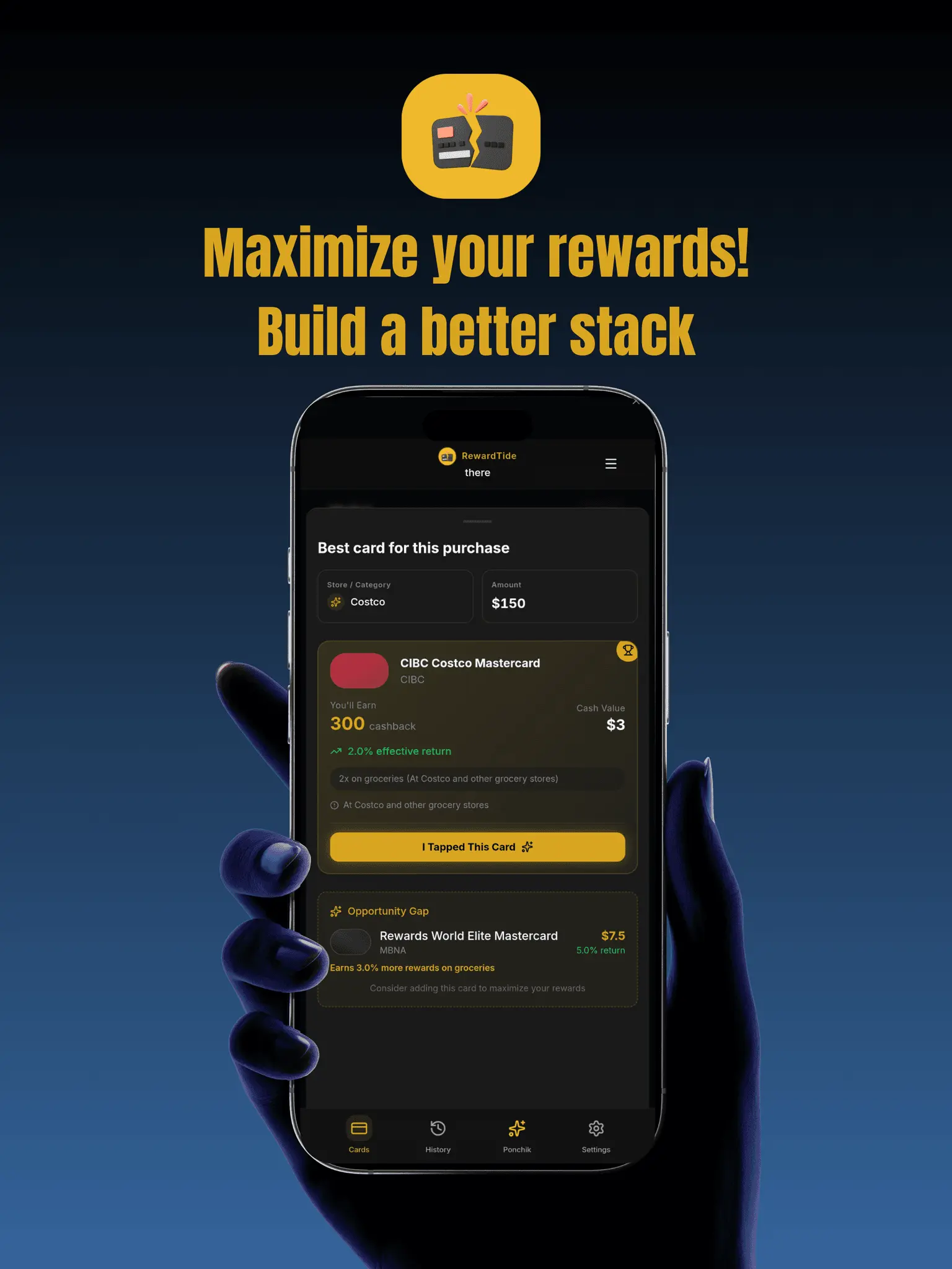 Screenshot 1 of RewardTide