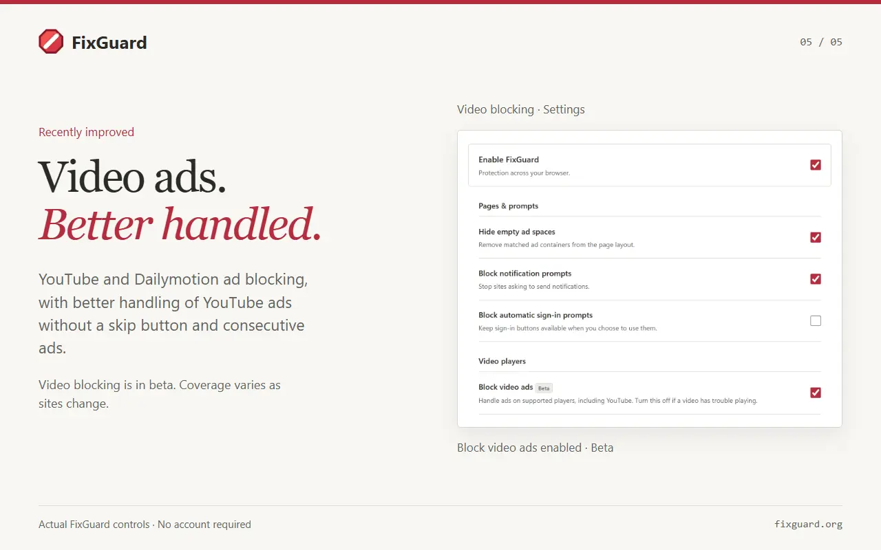 Screenshot 1 of FixGuard