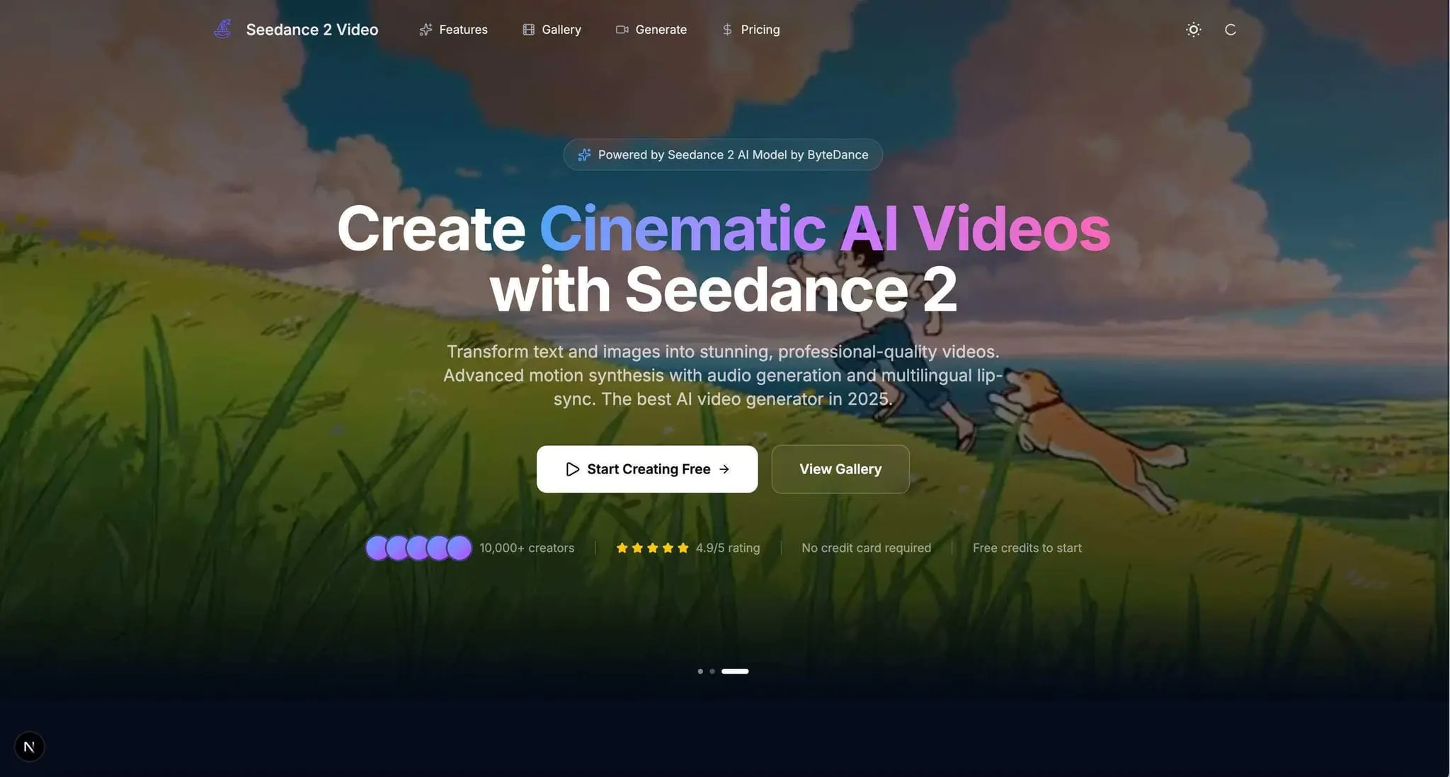 Screenshot 2 of Seedance 2.0