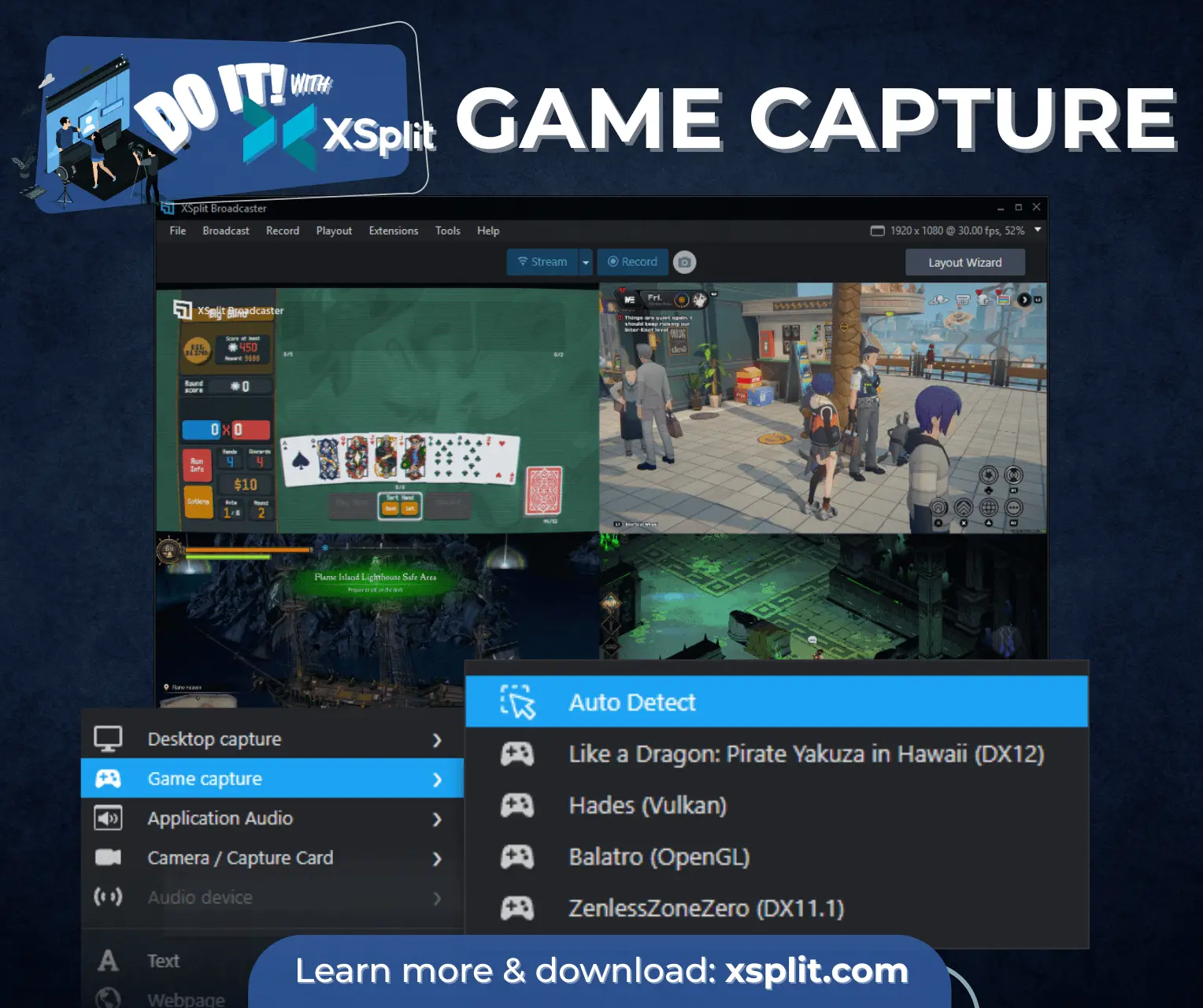 Screenshot 1 of XSplit