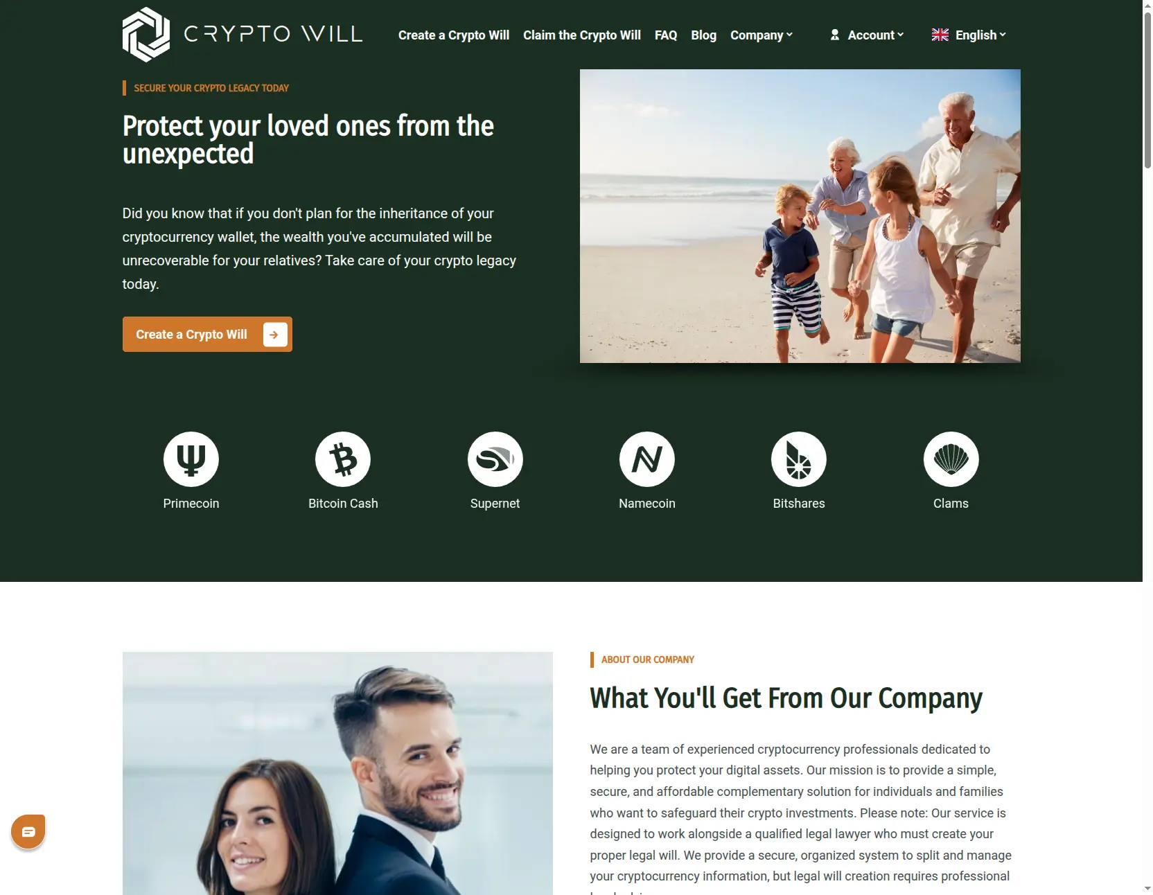 Screenshot 1 of Crypto Will