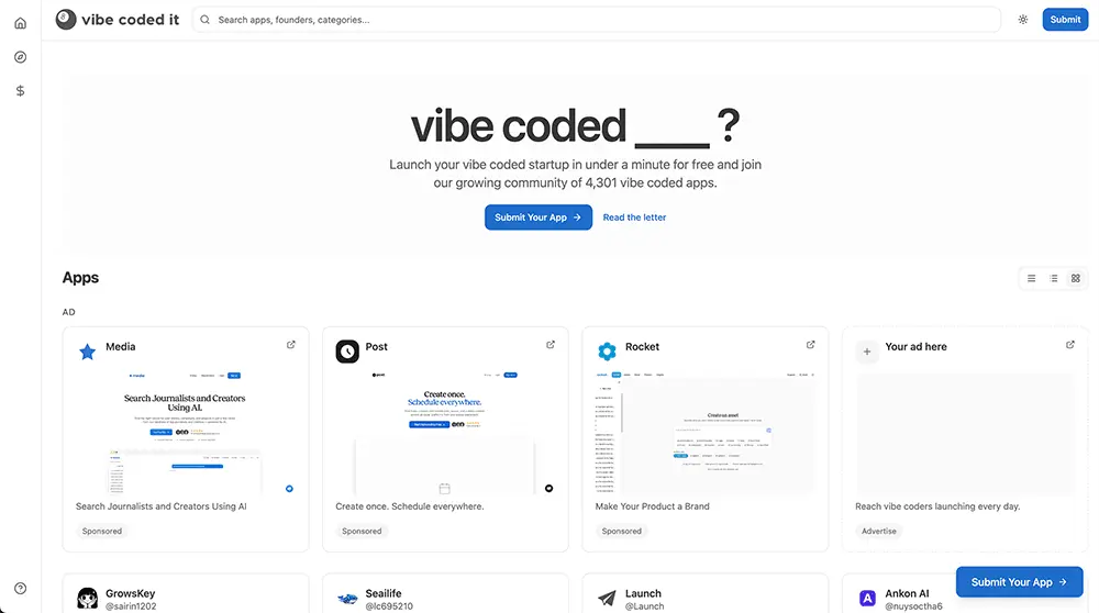 Screenshot 2 of Vibe Coded It