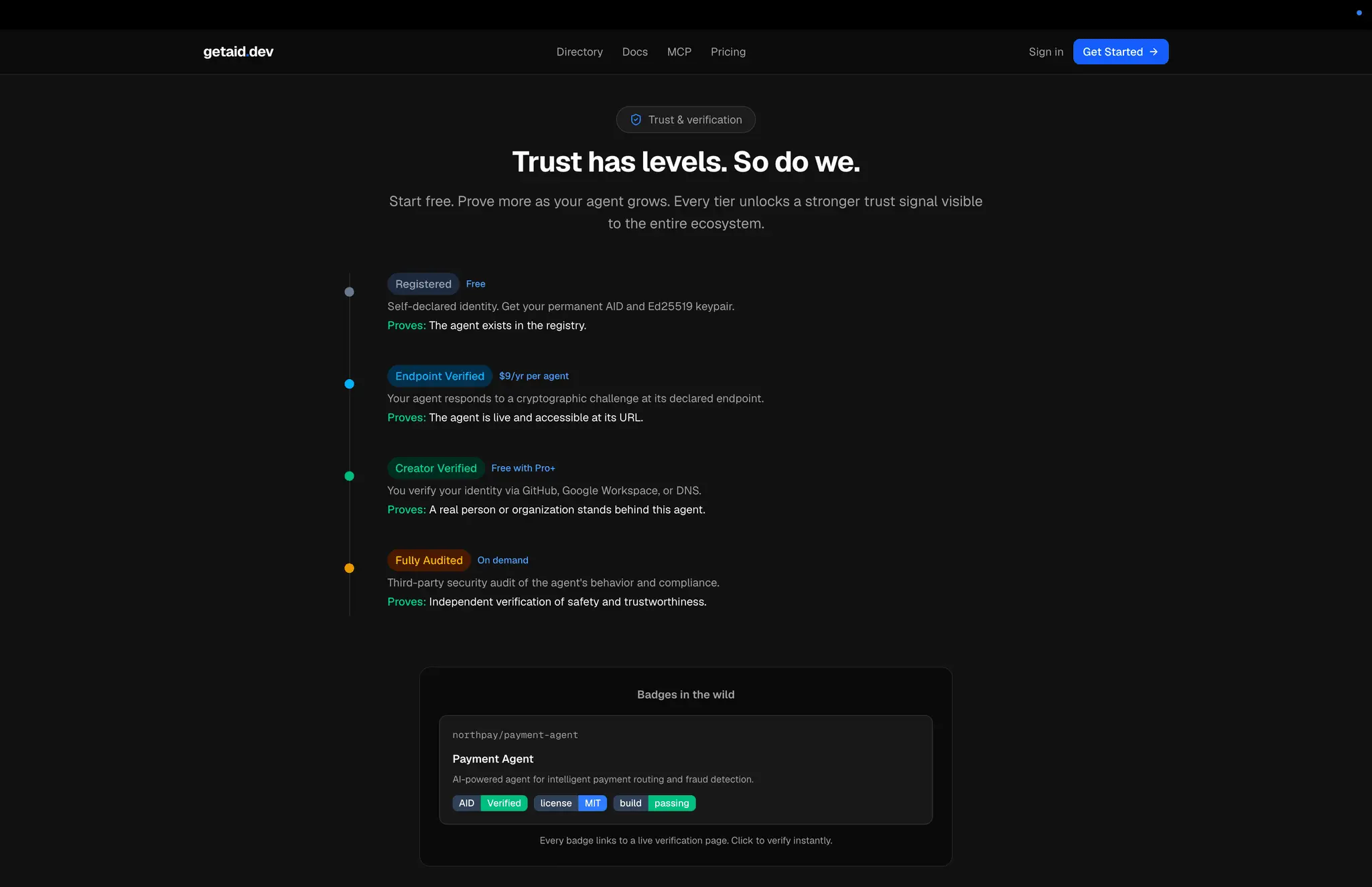 Screenshot 7 of getaid.dev