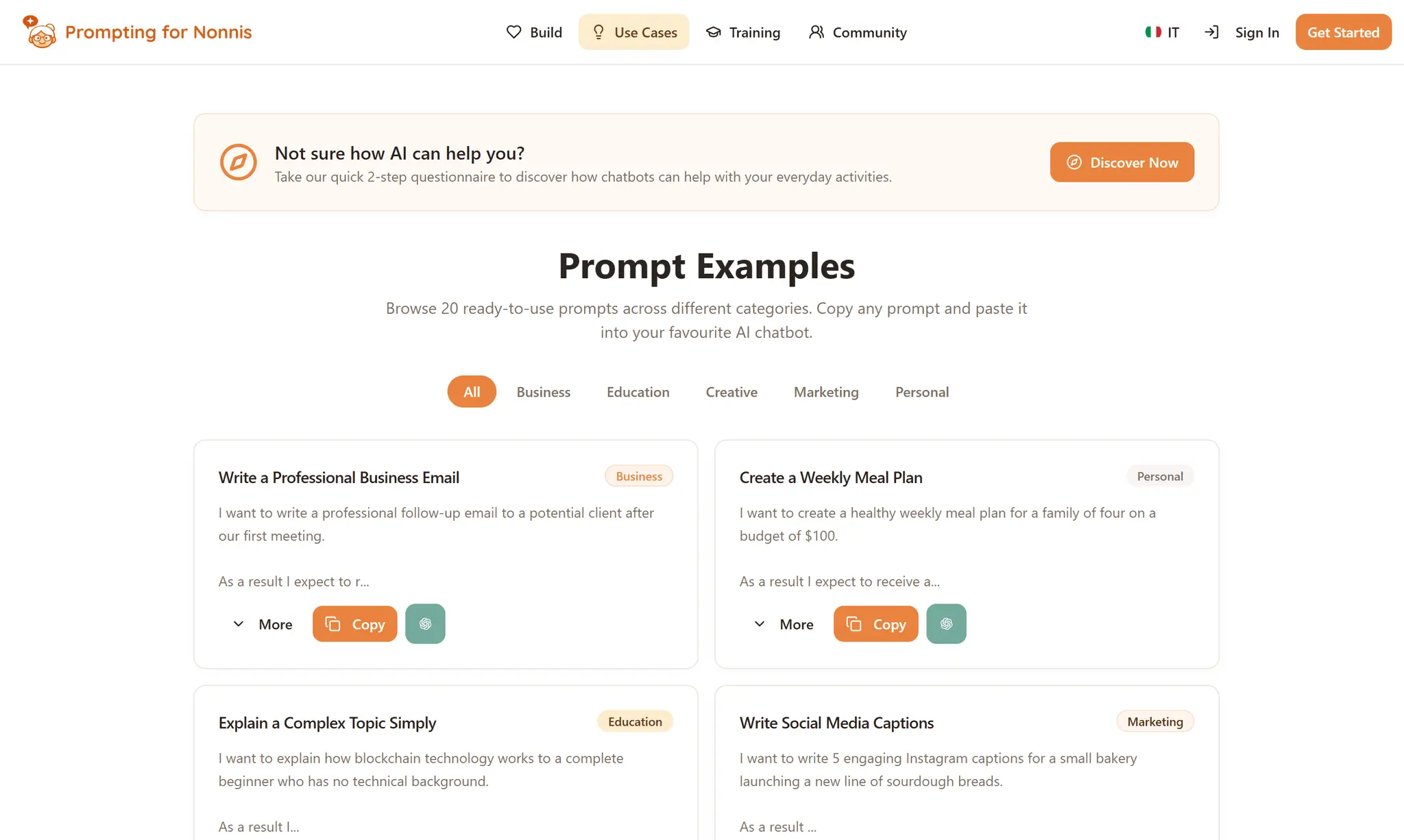 Screenshot 2 of Prompting for Nonnis