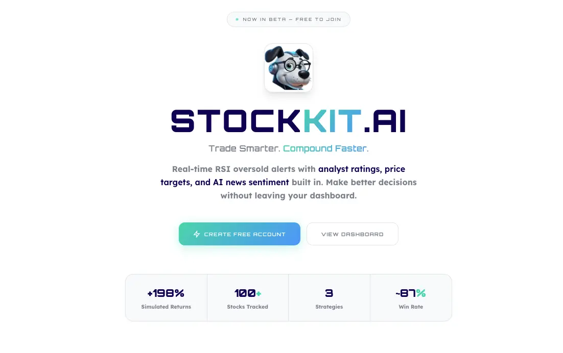 Screenshot 1 of STOCKKIT.AI
