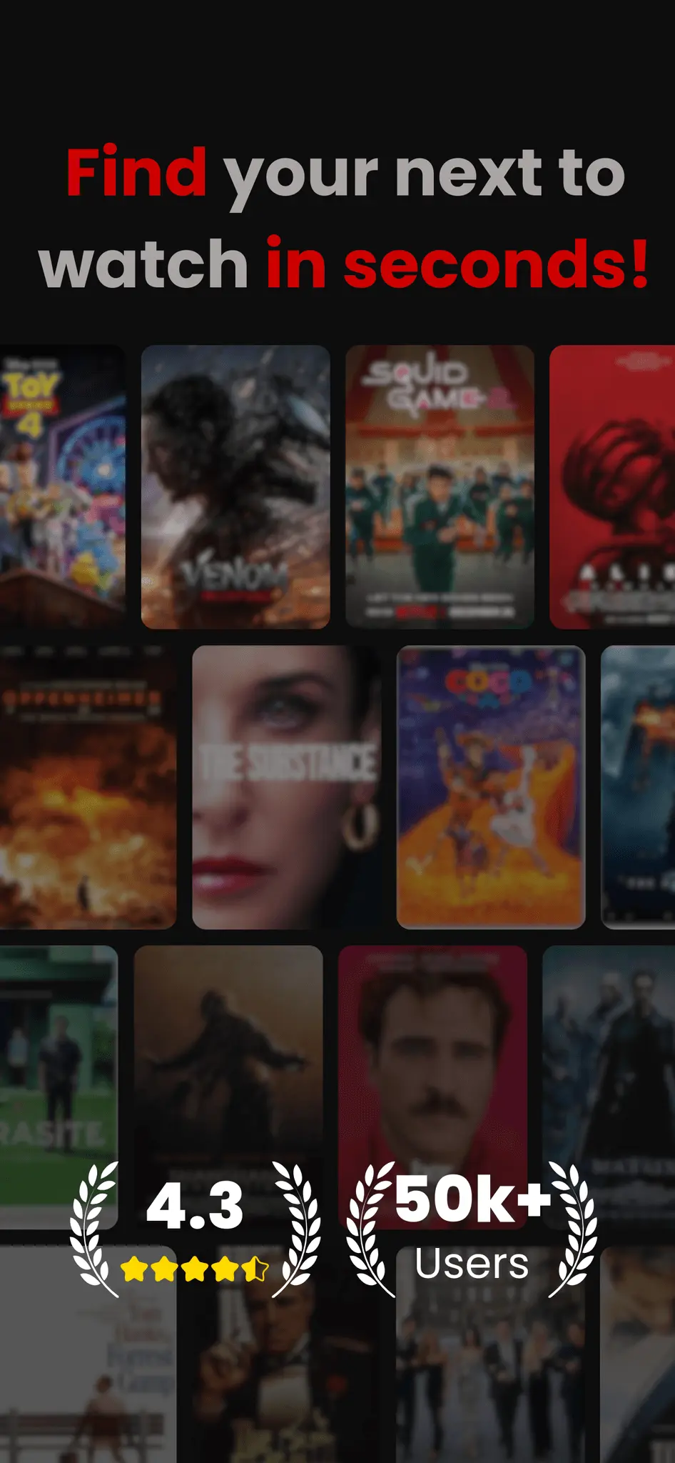 Screenshot 1 of Cine AI: Movie & Series Finder App