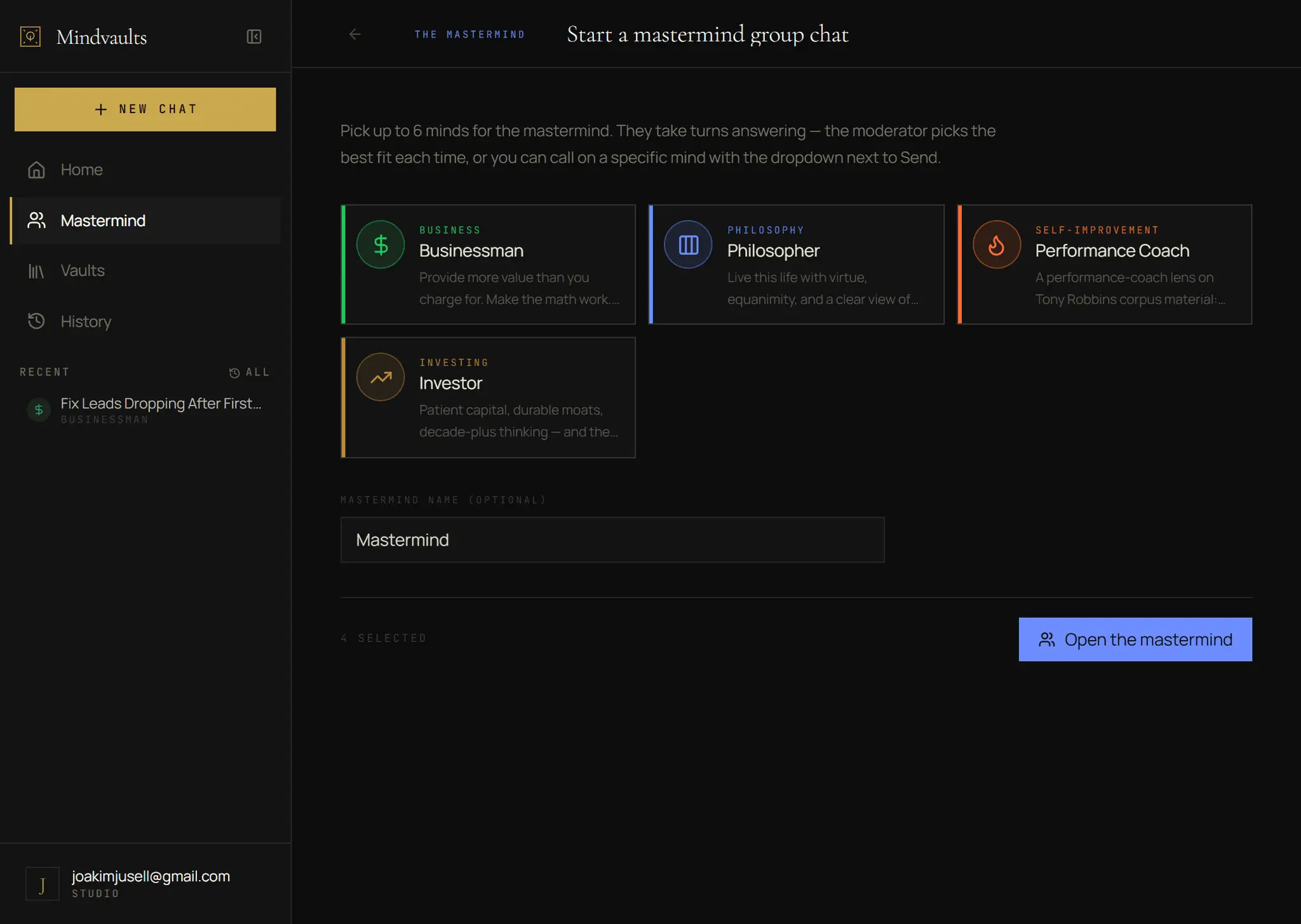 Screenshot 1 of Mindvaults