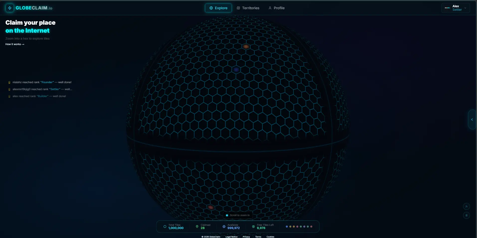 Screenshot 4 of GlobeClaim.io