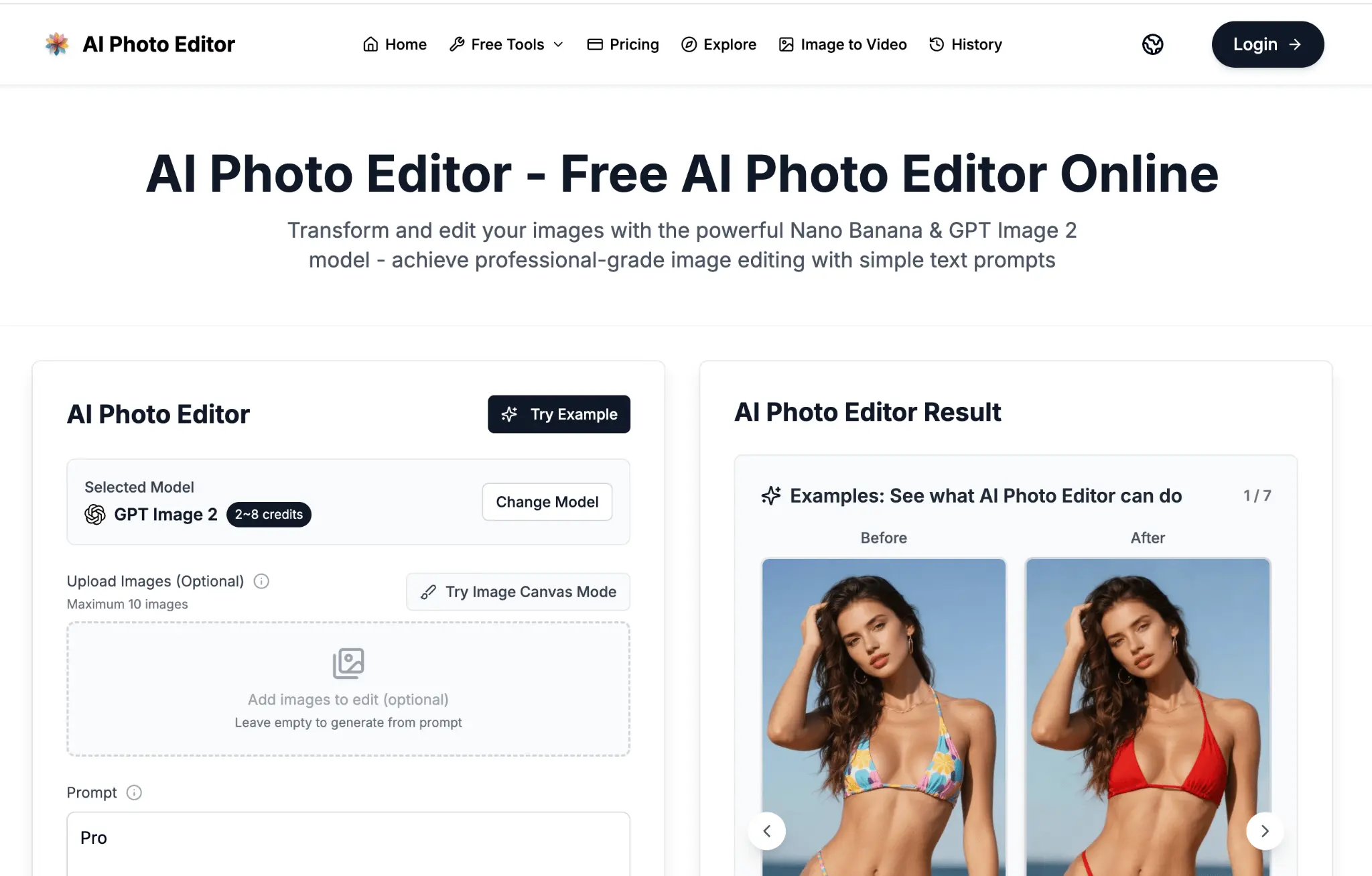Screenshot 1 of AI Photo Editor