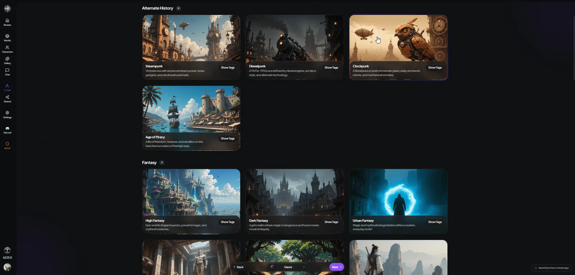 Screenshot 2 of Meridian Realms AI