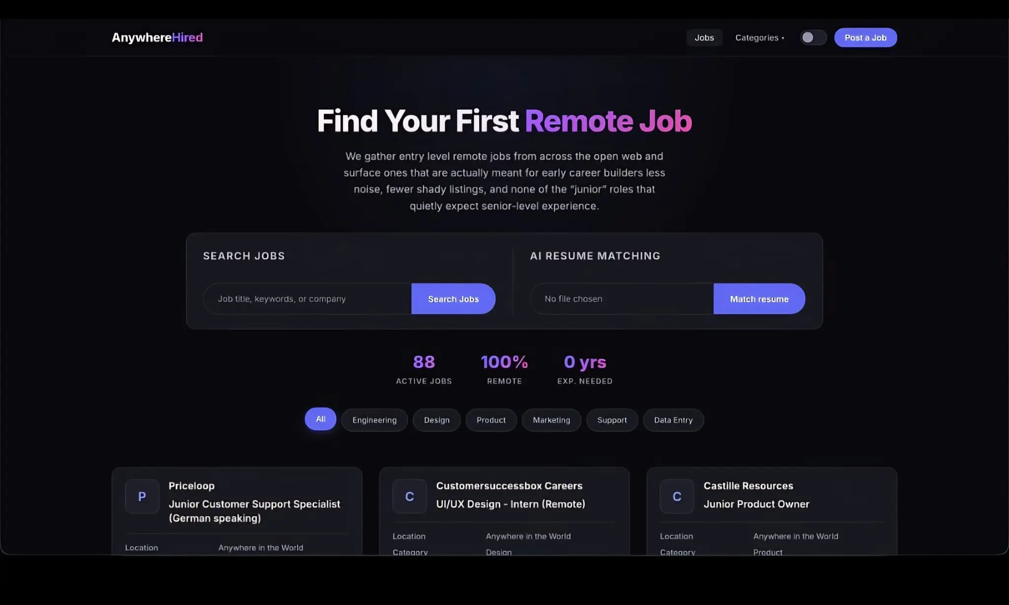 Screenshot 2 of AnywhereHired
