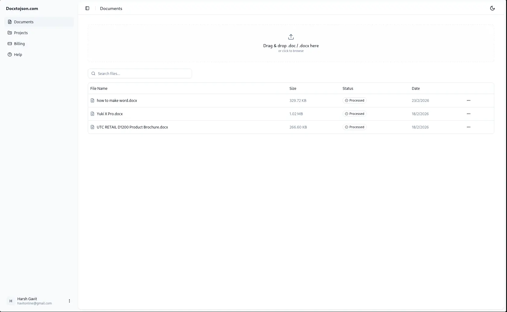 Screenshot 6 of DOCX to JSON Converter