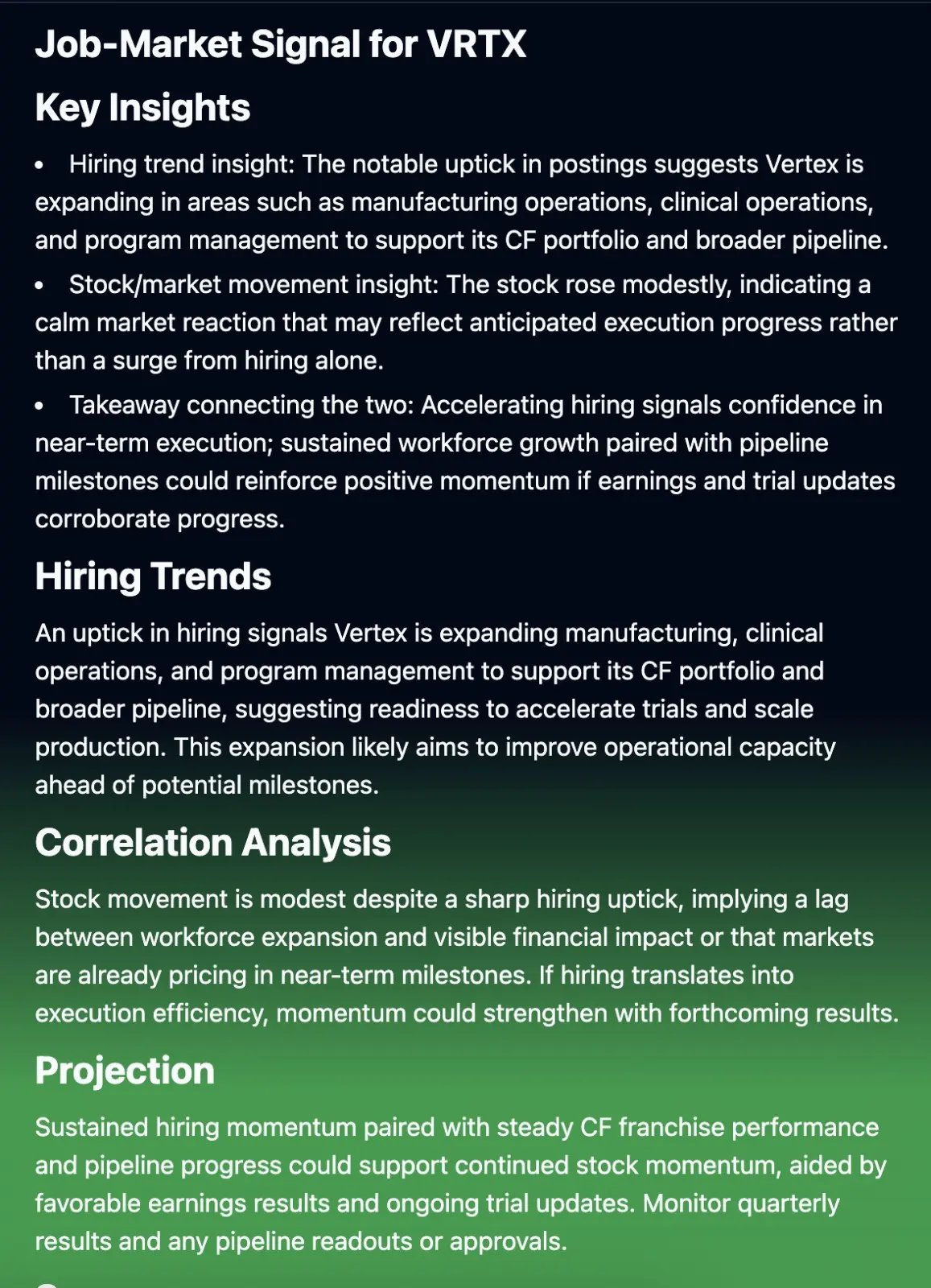Screenshot 1 of JobStocks.ai