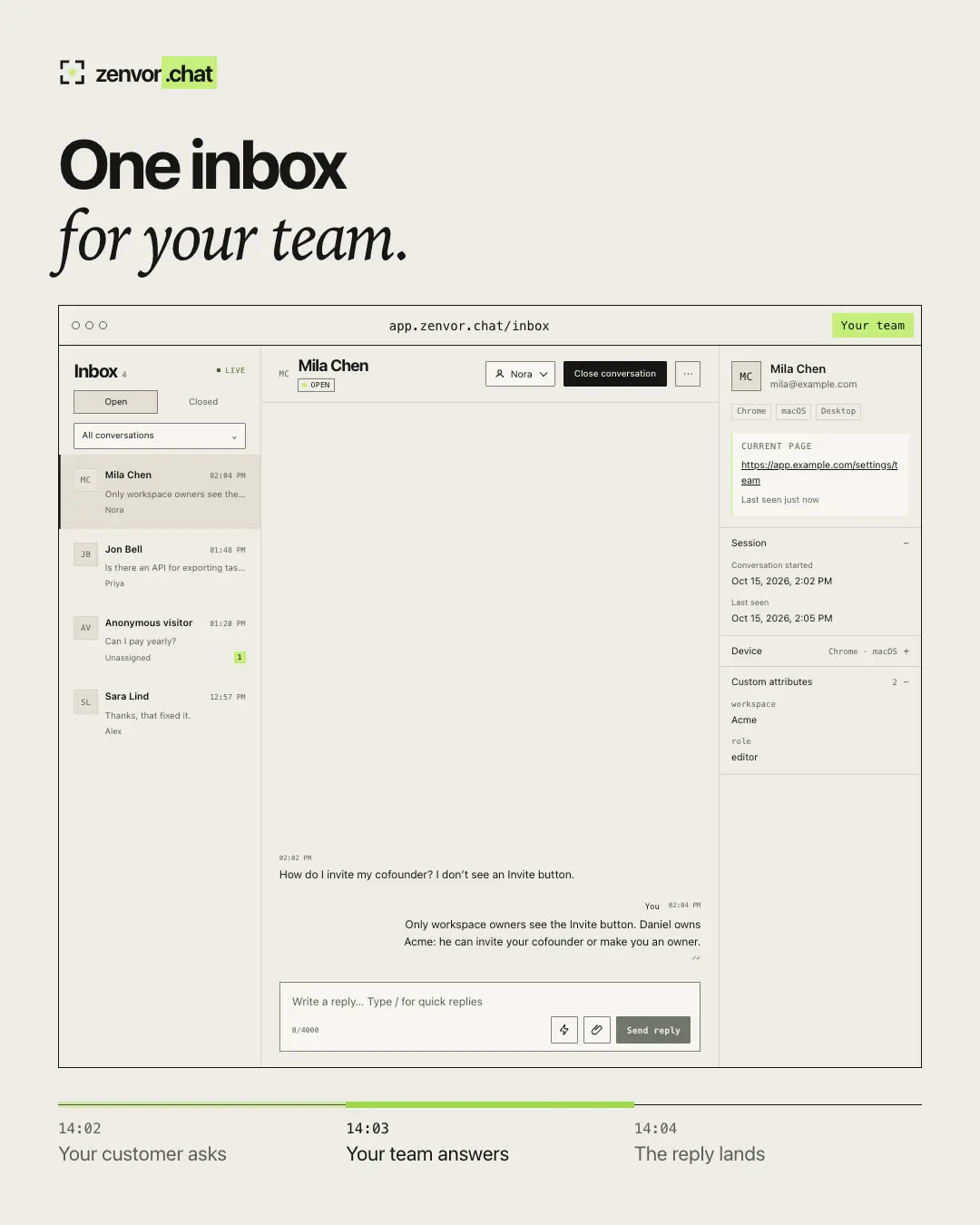 Screenshot 2 of zenvor.chat