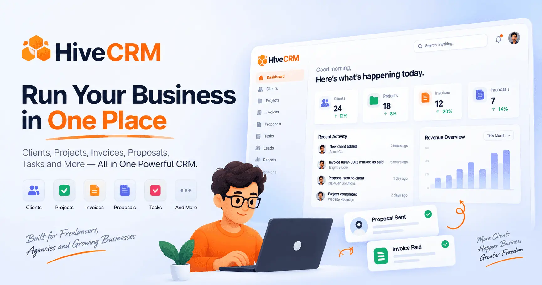 Screenshot 1 of HiveCRM