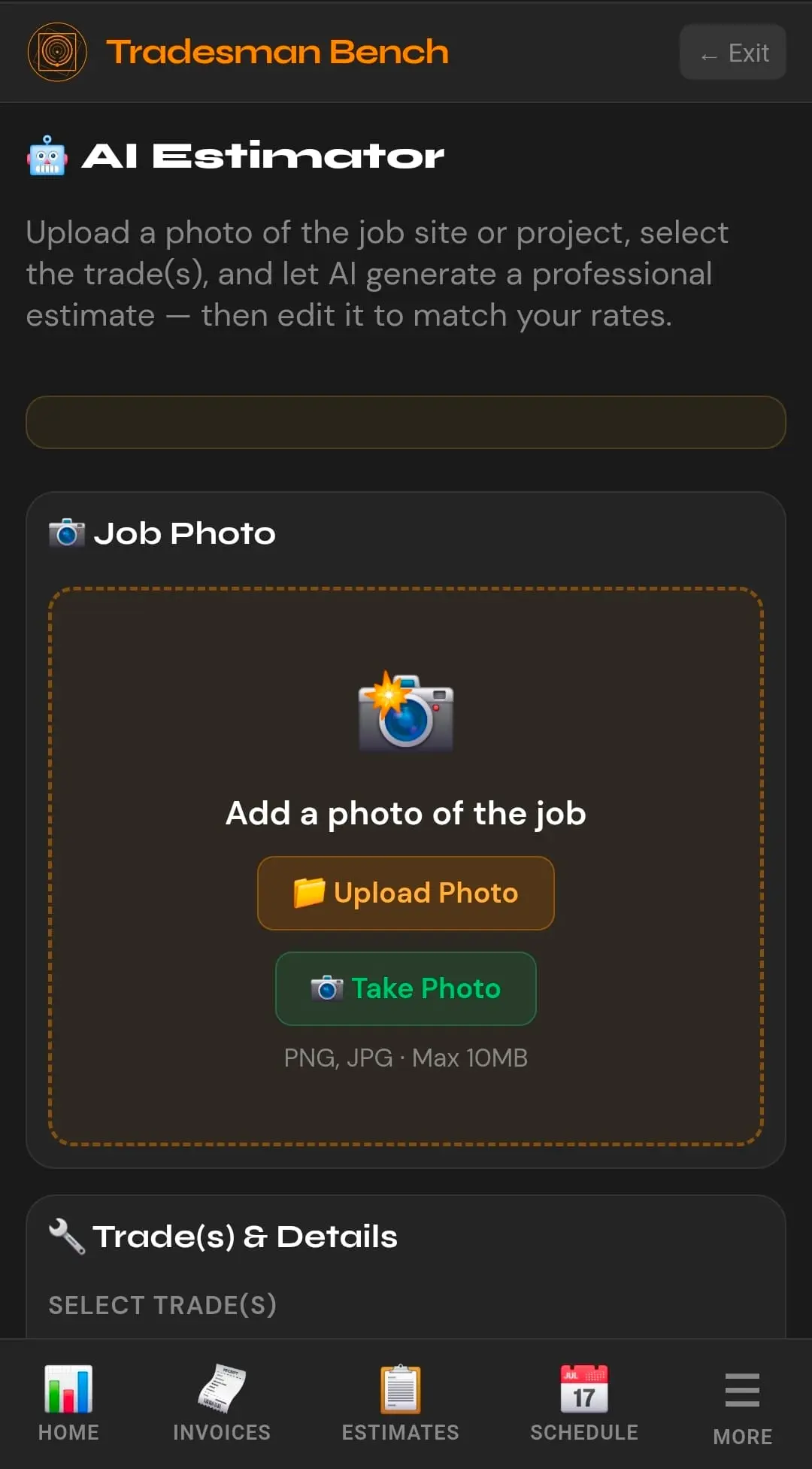 Screenshot 2 of Tradesman Bench