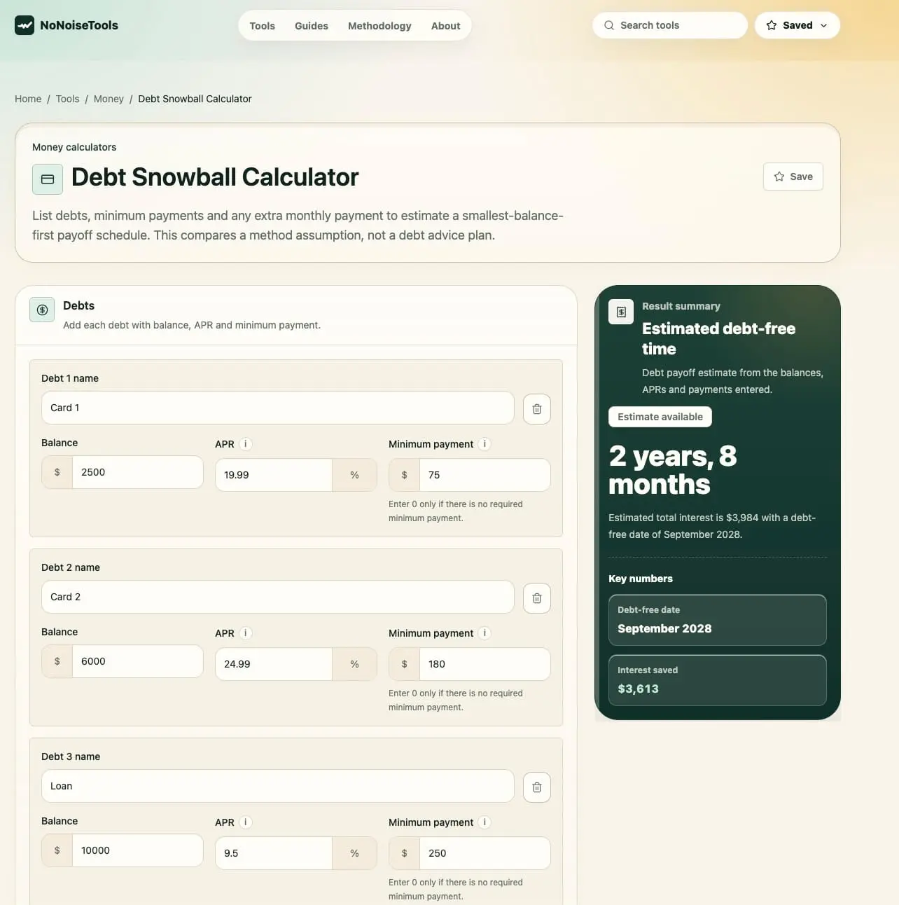 Screenshot 7 of NoNoiseTools