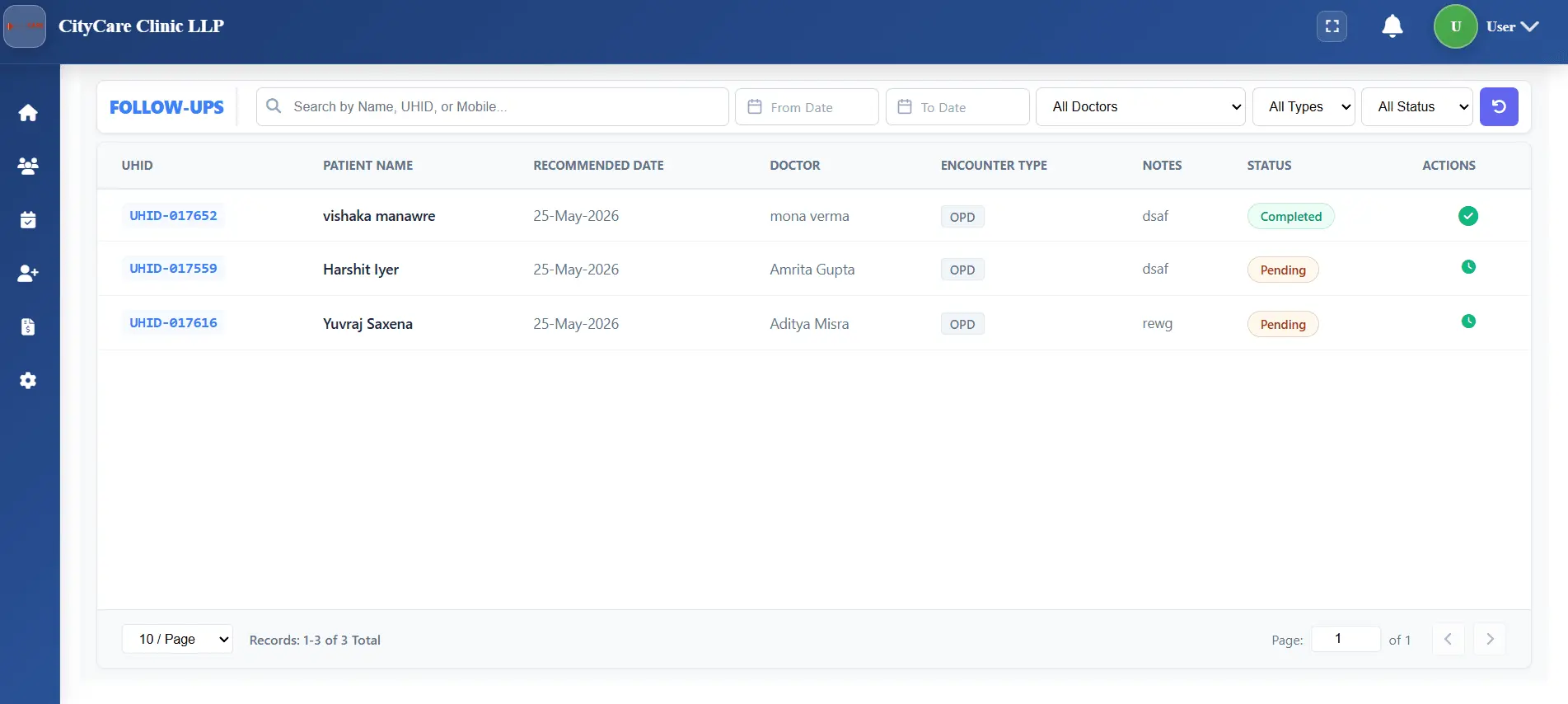 Screenshot 5 of Cliniqwise