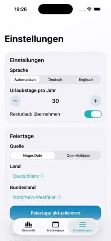 Screenshot 1 of Resturlaub
