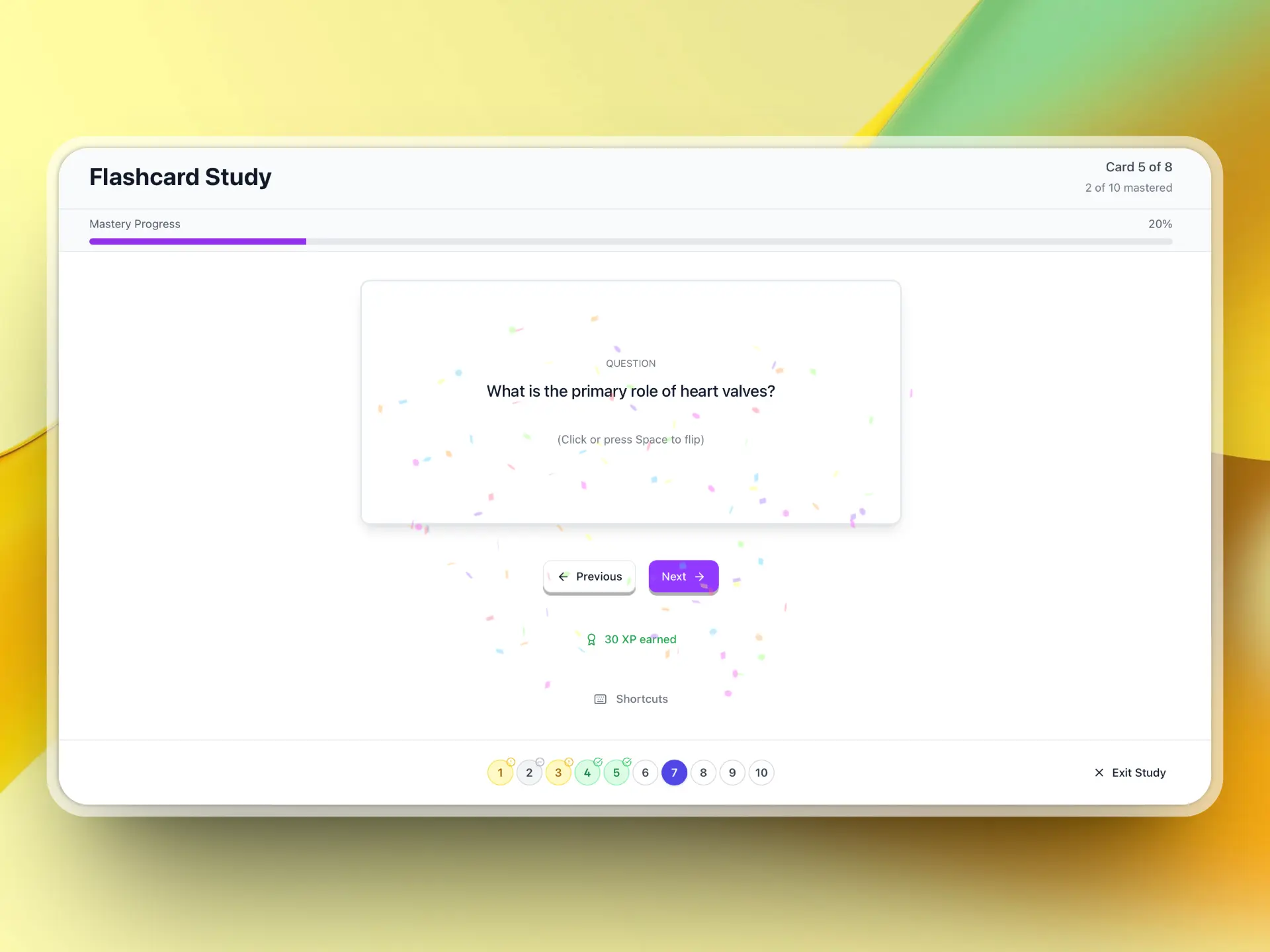 Screenshot 1 of Beeprept – AI Exam Prep Assistant