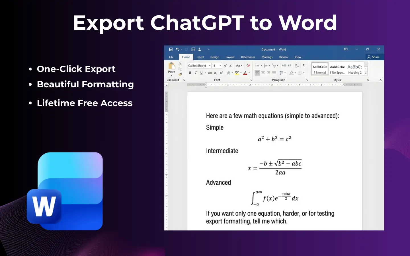Screenshot 6 of Export ChatGPT Conversation Extension