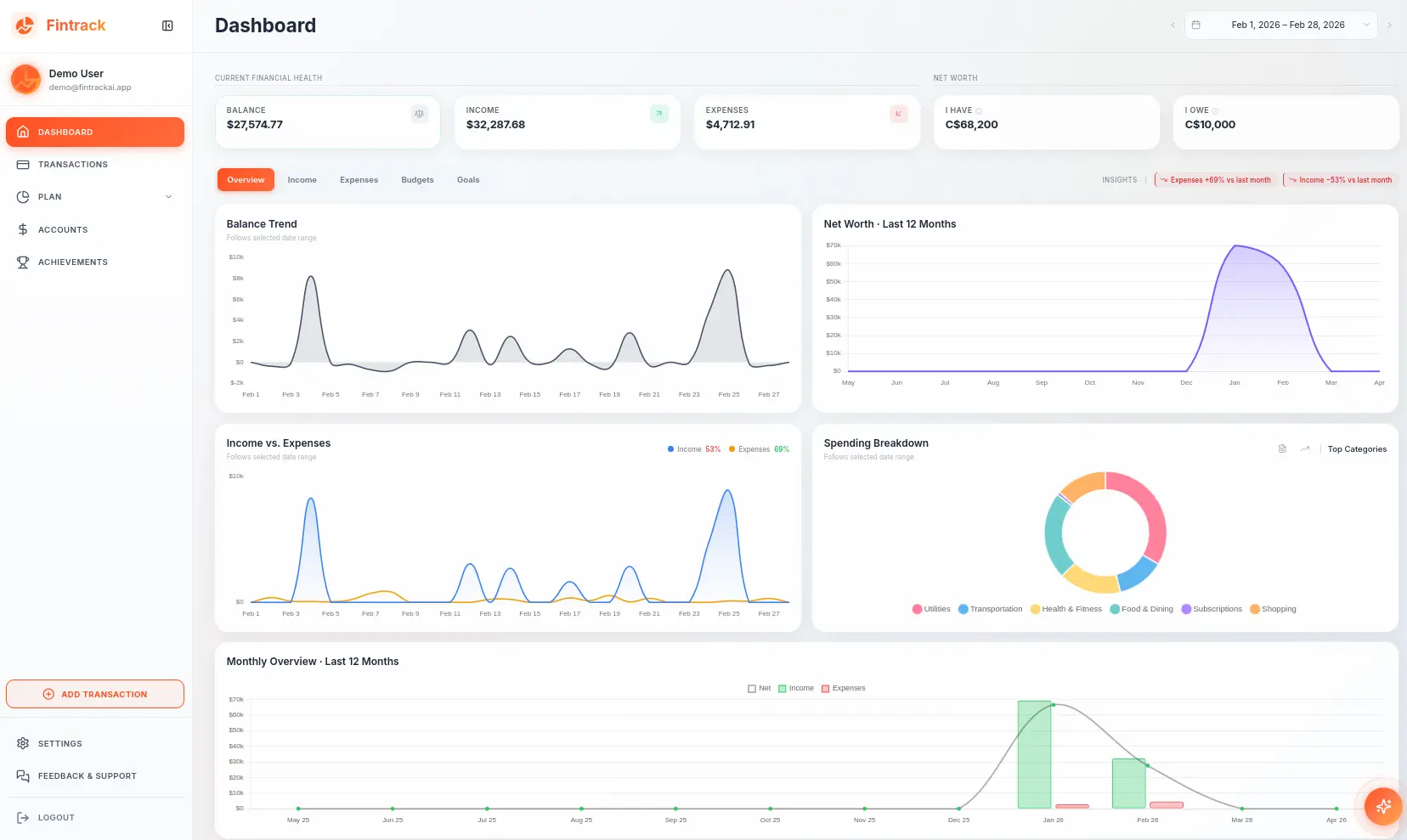 Screenshot 3 of Fintrack