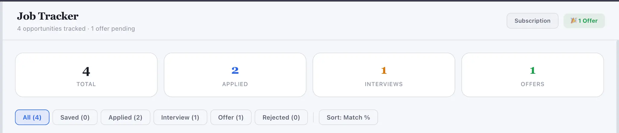 Screenshot 5 of CareerAutoPilot AI
