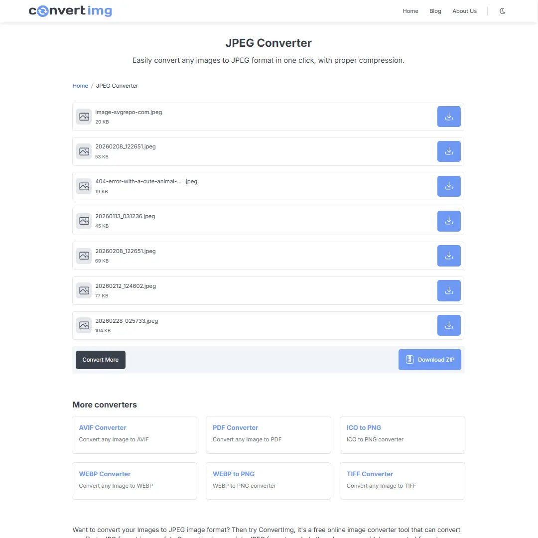 Screenshot 6 of Image Converter Online - ConvertImg