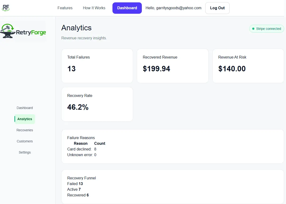 Screenshot 2 of RetryForge